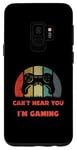 Coque pour Galaxy S9 Manette vintage Can't Hear You I'm Gaming