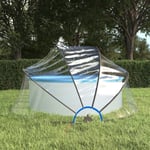 Pooltak runt 315x158 cm PVC