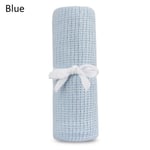 Baby Blankets Sleeping Sheet Newborn Swaddle Blue