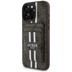 Guess iPhone 16 Pro Max Mobilskal Magsafe Korthållare Stripes