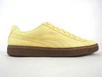Mens Puma Basket Ripstop Ic 362340 01 Mellow Yellow Lace Up Trainers
