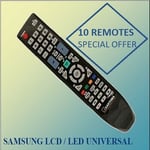 10 REMOTES Samsung LCD / LED TV replacement compatible remote NO Prog req