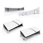 PS5 Slim Horisontellt Stativ, PS5 Slim Basstativ för PS 5 Disc & Digital Editioner Horisontellt Stativhållare white