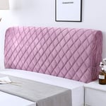 Headboard Cover Quilted Slipcover， Protector Stretch Dustproof Thickening Bed Head Cover for Beds Decorative Protectors for Headborad,Purple(C)-150CM