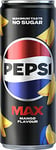 Pepsi Max Mango burk Sleek can