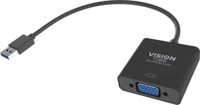 Vision USB 3.0A to VGA Adaptor
