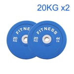 Barbell Weights Steel A Pair 5KG/10KG/15KG/20KG/ Olympic Weights 51mm/2inch Center Weight Plates For Gym Home Fitness Lifting Exercise Work Out Man and Woman (Color : 20KG/44lb x2)