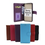 New Standcase Wallet Sony Xperia 5 V Hotpink