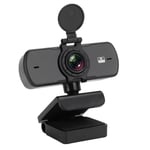 Webcam avec Microphone Caméra d'Ordinateur USB de Diffusion en Direct Haute Définition 2K 1440P(PC-05 )-HEN