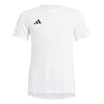 adidas Unisex Kids Junior Adizero Team T-Shirt, 9-10 Years White/Black
