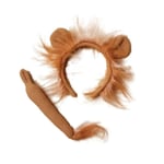 Lion Ears and Mane Alice Hair Band and Tail Set Fancy Dress Party Hen