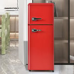 Ohjijinn - Réfrigérateur-congélateur combiné, 105,5 cm de hauteur, 41 cm de largeur, avec un volume total de 92 litres, un volume de congélateur de