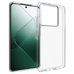 tectTech Xiaomi 14T Pro Tunt TPU-skal, Genomskinlig