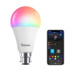 Govee Alexa LED Bulb, Smart WiFi RGBWW B22 9W 60W Equivalent Bulb with APP Control, Work with Alexa & Google Assistant, for Bedroom Living Room