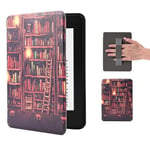 Étui de Protection pour Kindle 11e génération 2022 avec magnétique, liseuse électronique de 6", Housse légère pour Kindle avec Fonction Veille/réveil Automatique Smart Cover Golden Bookstore
