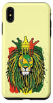 Coque pour iPhone XS Max Rasta Lion Reggae Dreadlocks Couleur Rastafari jamaique