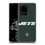 Official NFL Distressed Look New York Jets Logo Soft Gel Case Compatible for Samsung Galaxy S20 Ultra 5G