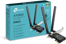 TP-Link AX3000 Dual-Band Wi-Fi 6 Bluetooth 5.2 PCIe Adapter with Two Antennas, 