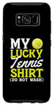Coque pour Galaxy S8 My Lucky Tennis Shirt Do Not Wash Funny Sports Player Coach