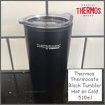THERMOcafe By THERMOS 510ml Thermal Tumbler Cup Stainless Steel Black