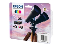 Epson 502XL Multipack - 4-pack - XL - svart, gul, cyan, magenta - original - blister - blekkpatron - for Expression Home XP-5100, 5105, 5150, 5155 WorkForce WF-2860, 2865, 2880, 2885