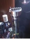 Flaske Lås til Vin og Sprit i Rustfritt Stål - Kommer i Gaveeske