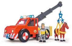 Simba 109258280 "Fireman Sam - Phoenix" Rescue Vehicle Playset with Figurine and
