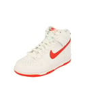 Nike Childrens Unisex Dunk High Gs White Trainers - Size UK 4.5