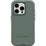 OtterBox iPhone 15 Pro (Only) Defender Series Case - FOREST RANGER (Green), screenless, rugged & durable, with port protection, includes holster clip kickstand