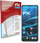 atFoliX 3x Screen Protection Film for Samsung Galaxy A12 Screen Protector clear