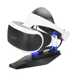 NiTHO VR Stand Compatible with PS VR, Display Stand for PlayStation VR Headset Holder and Cable Management, with Ambient LED Light Effect (1x USB Charging Cable Included)