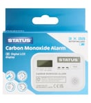 Carbon Monoxide Alarm Detector Digital White 10 Year Life Batteries Included