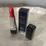 DIOR Rouge Lipstick TRAFALGAR 999 Full Size 3.5G 16 HOUR COMFORT New In Box