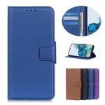 Wallet Case for HTC Desire 20 Pro Case Wallet Flip PU Leather Cover [Kickstand] [Card Slot] [Magnetic Closure] Protective Cases Phone case for HTC Desire 20 Pro (Blue)