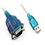Cablematic - USB vers RS232 DB9 male 1 x 0,5 m