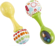Fisher-Price Baby Toys Rattle ‘N Rock Maracas, Set of 2 Soft Musical Instruments