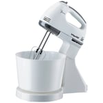 Hand Stand Mixer Cooking Food Baking With 2L Bowl Kitchen Dough Hooks 2 Beaters
