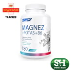 Magnesium Citrate + Potassium Citrate + Vitamin B6 SFD 180 tablets