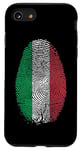 iPhone SE (2020) / 7 / 8 Italy Flag Fingerprint It is in my DNA Gift for Italians Case