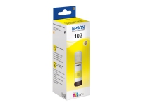 Epson 102 - 70 ml - gul - original - bläcktank - för EcoTank ET-15000, 2750, 2751, 2756, 2850, 2851, 2856, 3850, 4750, 4850, 4856