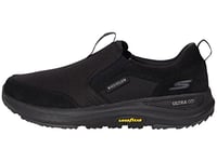 Skechers Men's Go Walk Outdoor-Athletic Slip-On Trail Hiking Shoes with Air Cooled Memory Foam Sneaker, Black, 7 X-Wide