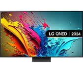 65" LG 65QNED86T6A  Smart 4K Ultra HD HDR QNED TV with Amazon Alexa, Silver/Grey