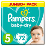 Pampers Size 5 Baby-Dry Nappies