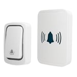 CONNOR Sonnette intelligente WiFi IP54, etanche, 5 niveaux de volume, 2,4 GHz, LeD, sans fil, compatible avec Tuya, prise US 110 V
