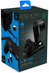STEALTH SP-C60 PS4 Charging Station Charger with Headset Stand - Black