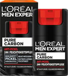L'Oréal Men Expert Anti-Pimple Moisturiser, Effectively Fights Pimples, Pure Car