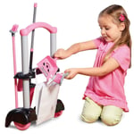 HETTY CLEANING TROLLEY SET ROLE PLAY CHILDRENS PINK