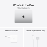 MacBook Pro 14-tum, M4 10-core, grafik 10-core, 32GB, 512GB SSD, 96W, Nanotextur, Silver