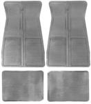 OER CM65105 gummimattor med GM loggaSet of 4 Gray