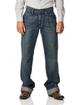 ARIAT Men's M4 Low Rise Boot Cut Jeans, Tabac, 33 W/32 L